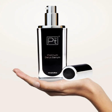 Circulate over brightening face lotions and exfoliating serums. Platinum Delux ®