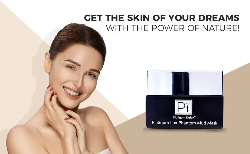 Dmae Platinum Lux Phantom Mud Mask helps Instant Face Lift Platinum Delux ®