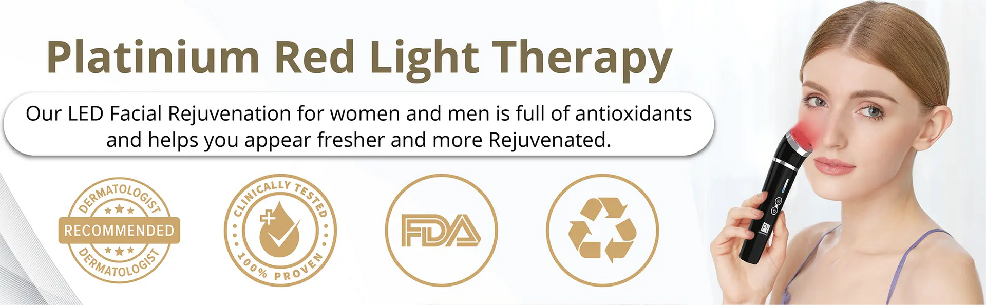 How LED Anti-Aging Facial Rejuvenation work for Anti-Aging? Platinum Delux ®