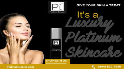 Luxury, Organic Skincare products Made in Us  'Platinum Deluxe' Platinum Delux ®