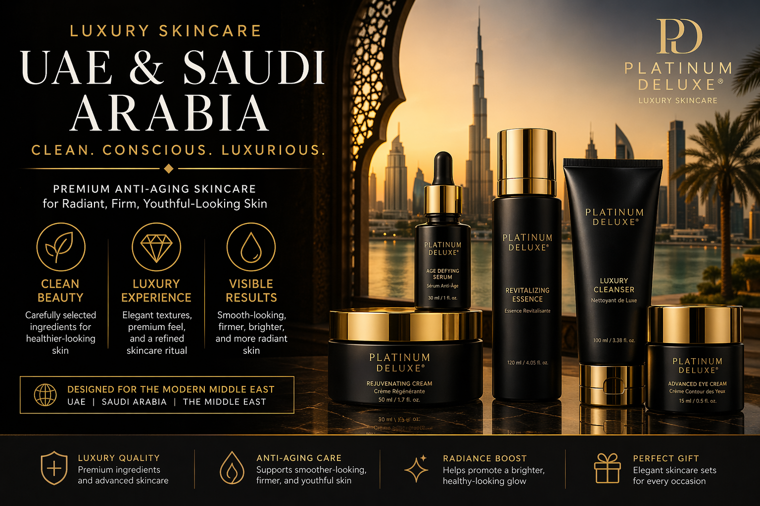 Luxury Skincare UAE & Saudi Arabia