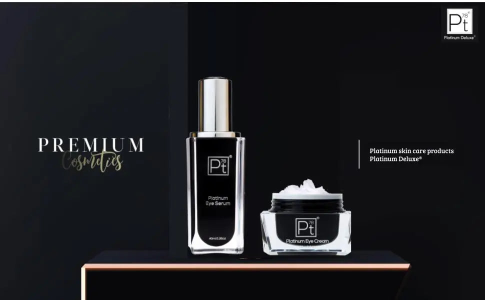 Platinum "Eye Serum": the perfect skincare product for people struggling with wrinkles and deep lines Platinum Delux ®