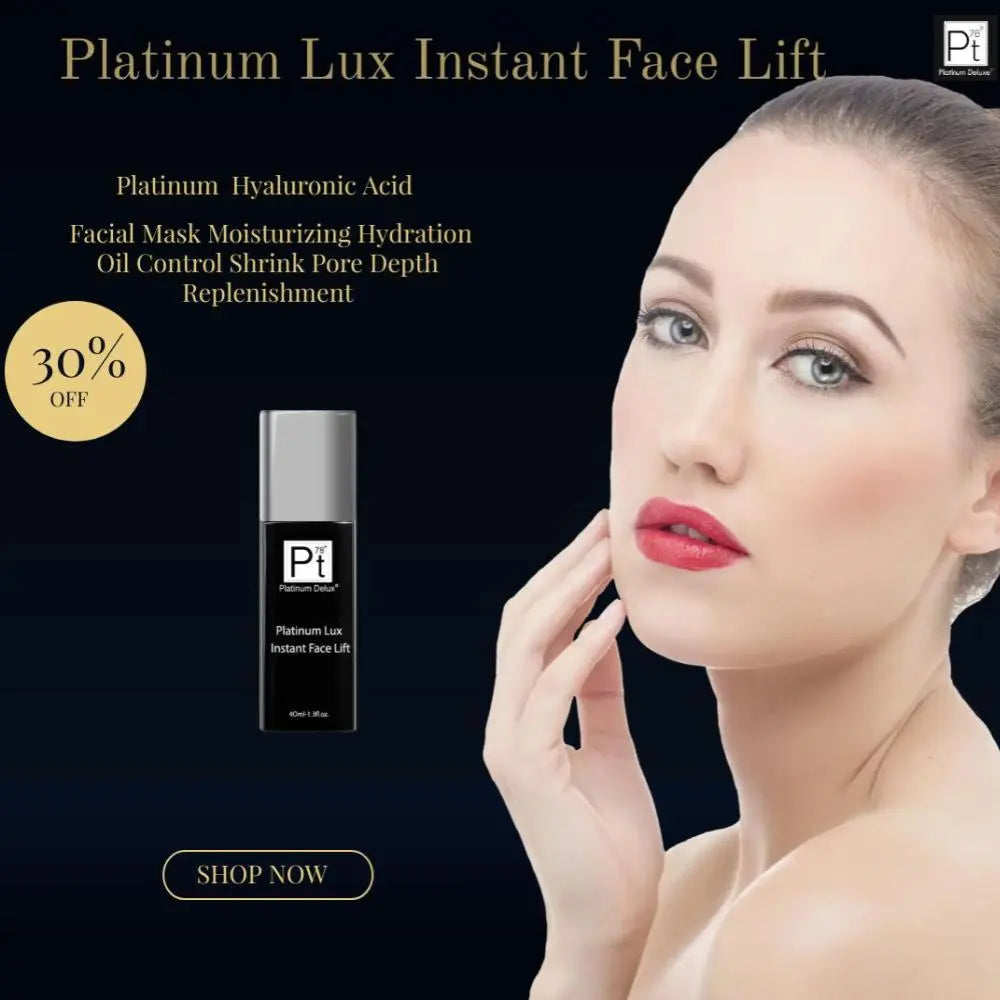 Platinum Deluxe Cosmetics: Non-Surgical Instant Face Lift Serum Platinum Delux ®