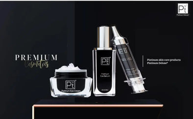 Platinum Deluxe Diamond collection Skin Care is where skin care, cosmetics, and luxury meet. Platinum Delux ®