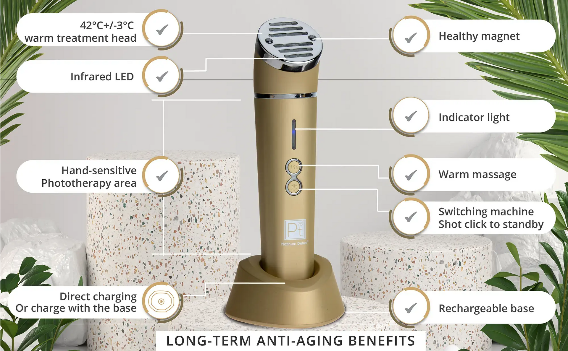 Platinum Deluxe Red Light Therapy Devices for Home Use Platinum Delux ®