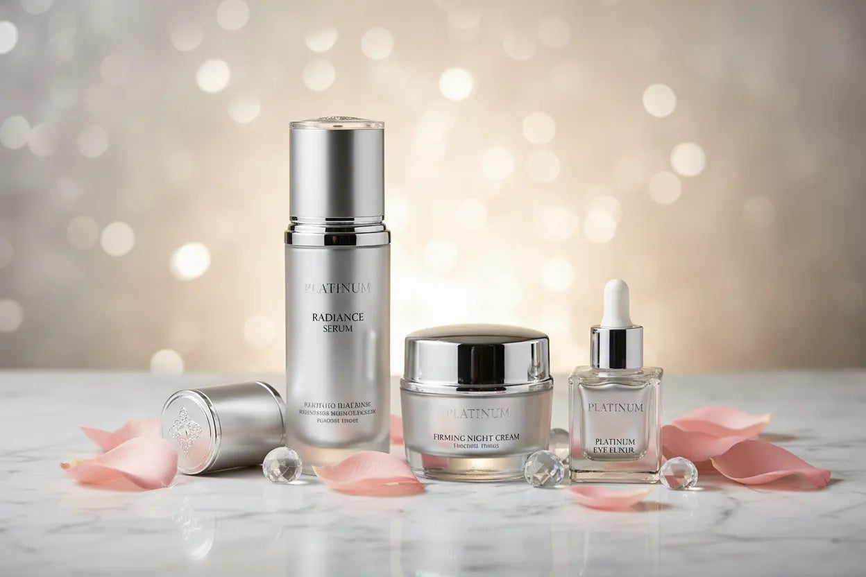 Platinum Luxury Anti-Aging Routine for Firmer, Radiant Skin Platinum Delux ®