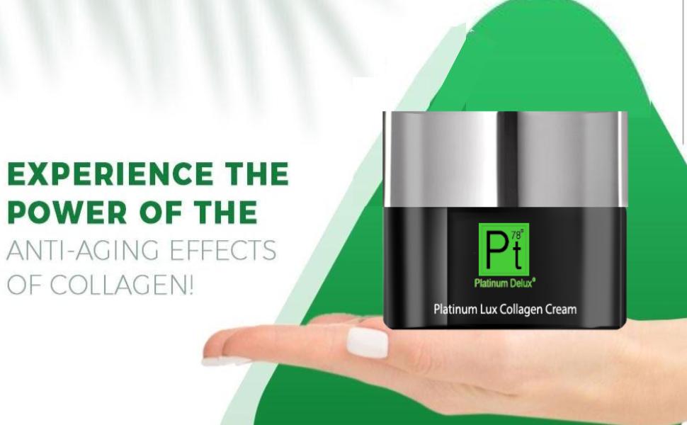 Best Luxury Collagen Cream for Firm Skin Platinum Delux ®