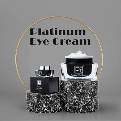 Say Goodbye to dark circles and puffiness with “Platinum Eye Cream” Platinum Delux ®