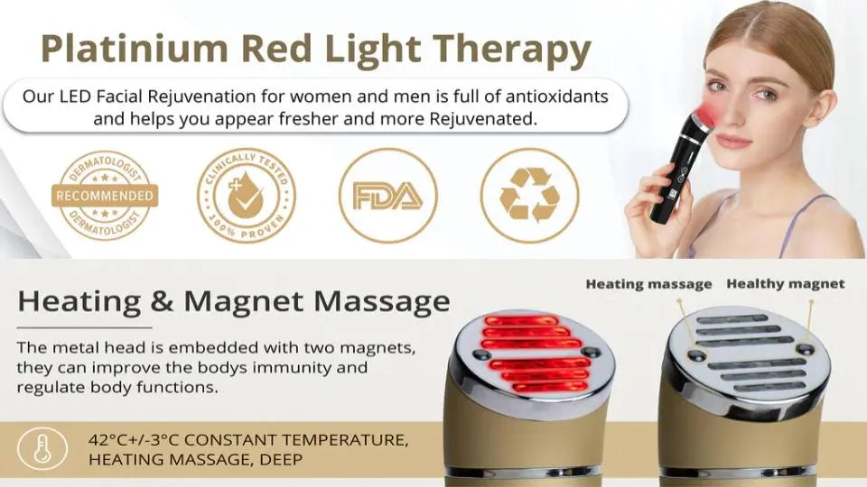 The Best Red Light Therapy Devices Platinum Deluxe® Cosmetics