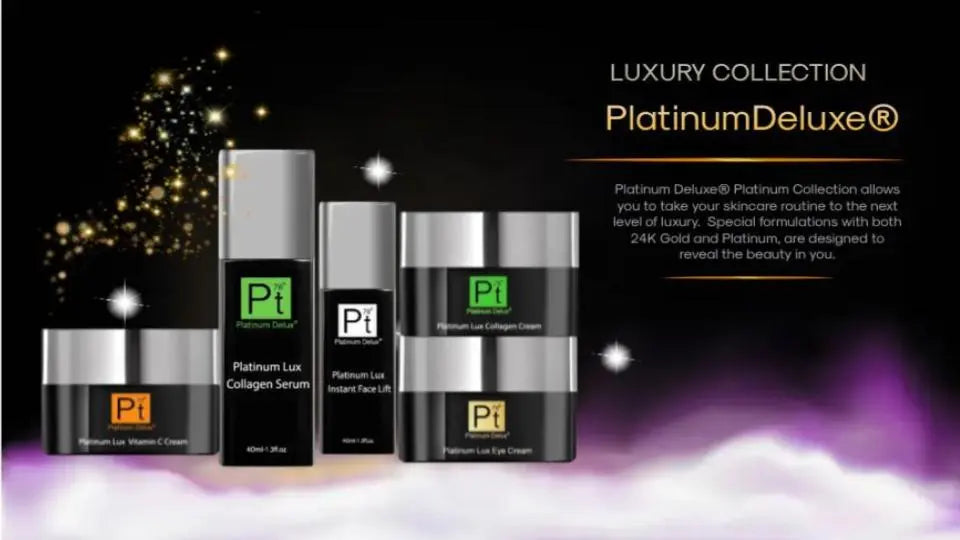 The world's most luxurious skincare gets a makeover-Platinum Deluxe Platinum Delux ®