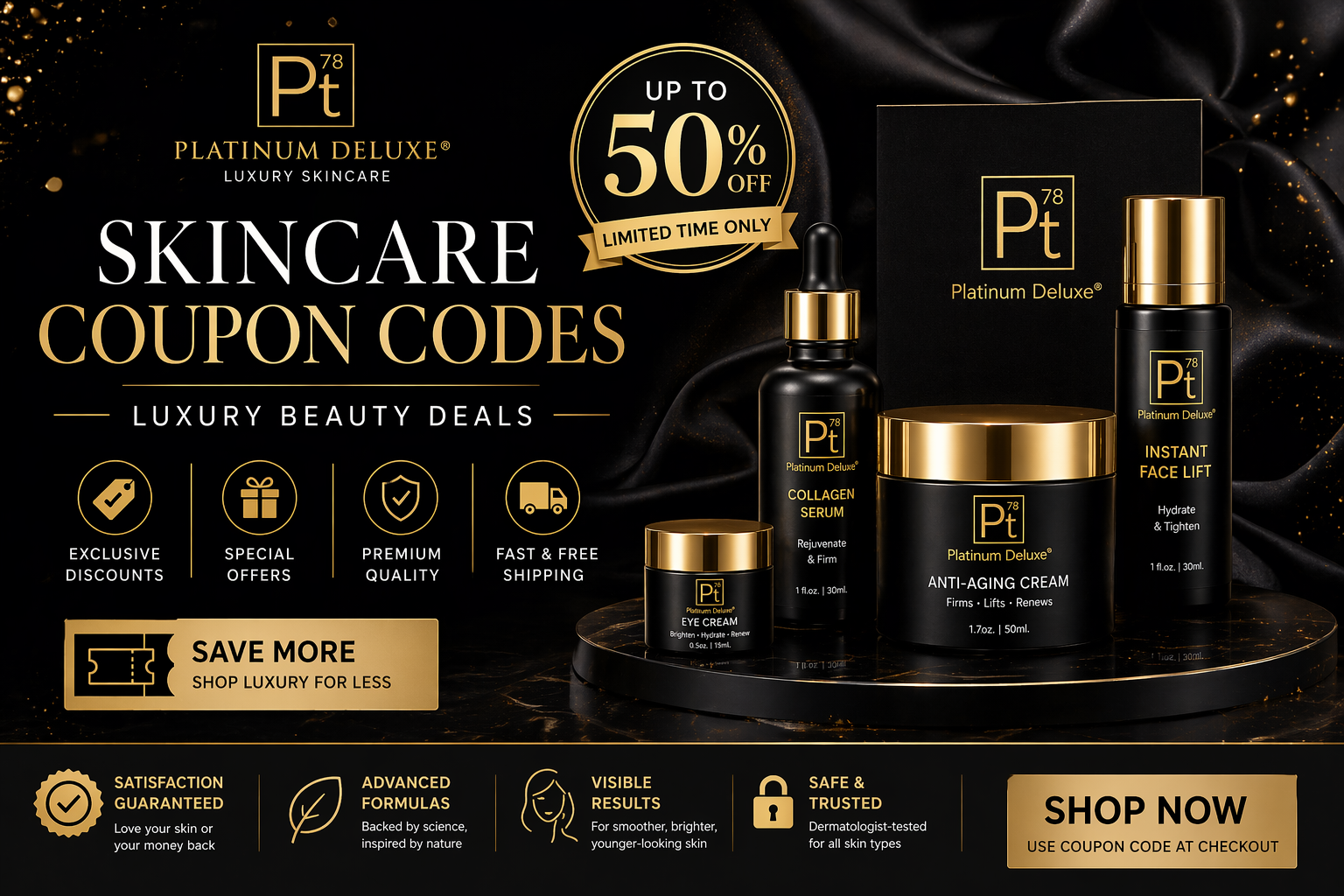 Best Skincare Coupon Codes & Luxury Beauty Deals