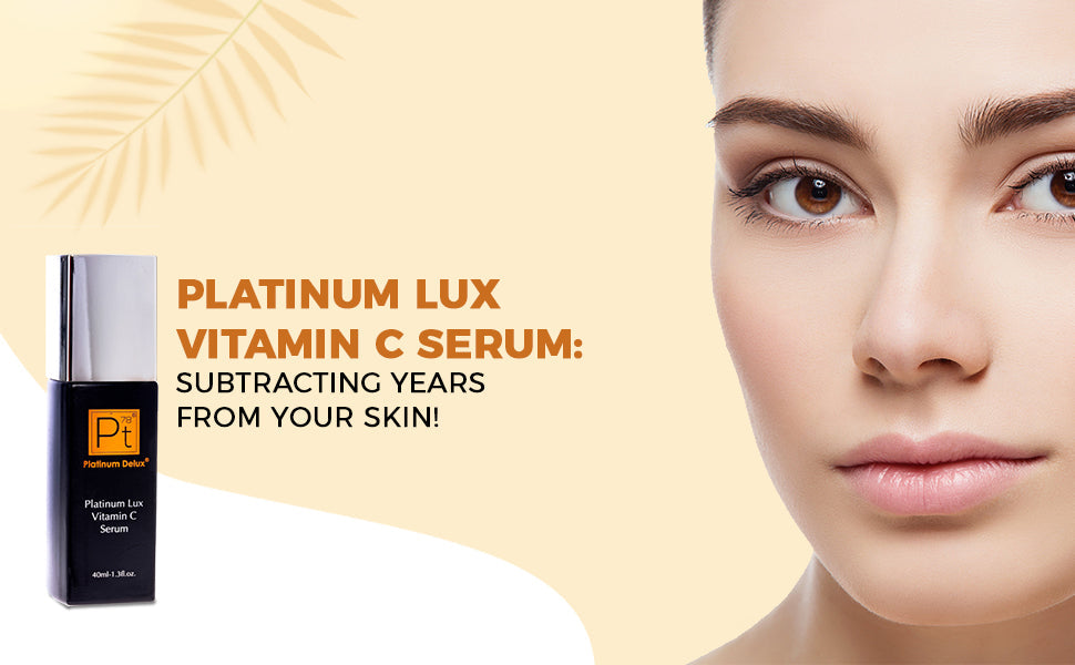 Best Luxury Vitamin C Serum for Bright Skin Platinum Delux ®