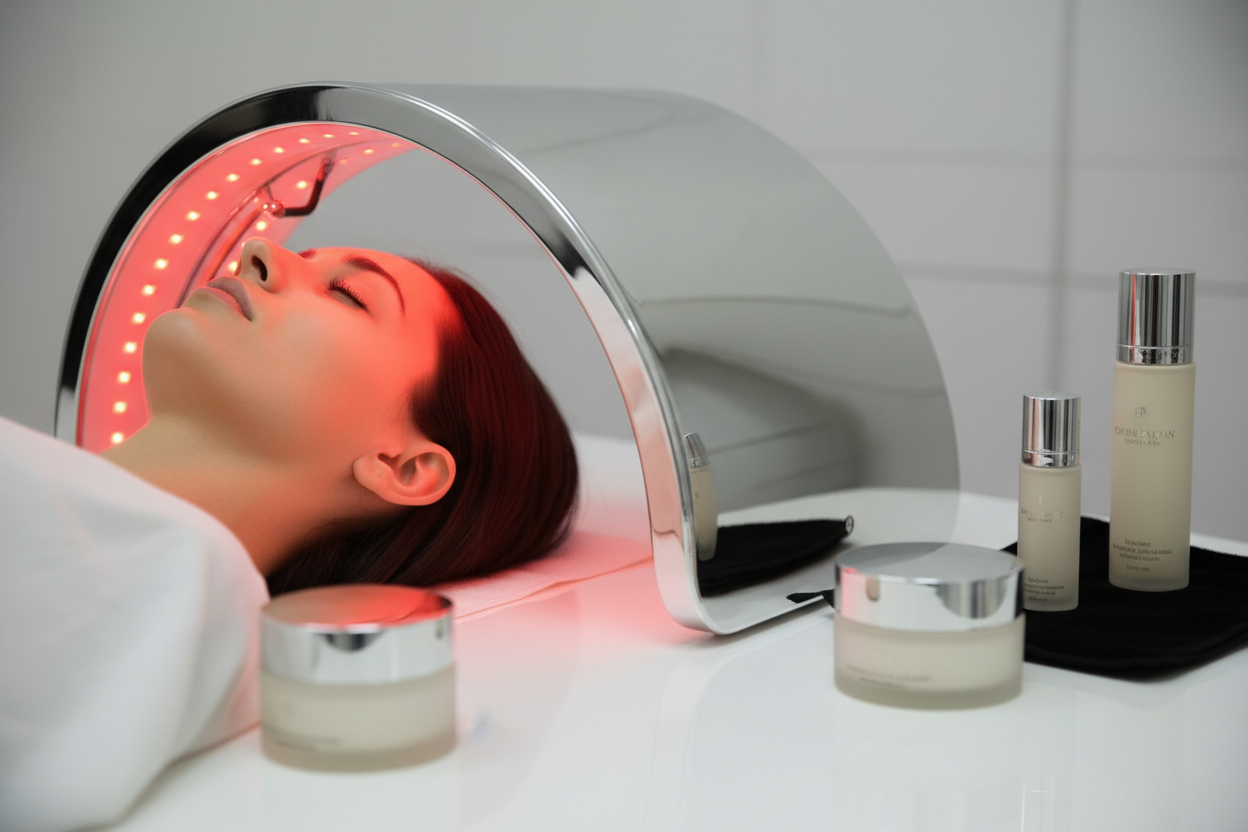 Platinum Silver Red Light Therapy for Face Platinum Delux ®