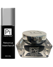Anti-Aging Moisturizer & Lux Instant Face Lift 2pc Set - Platinum Deluxe Cosmetics