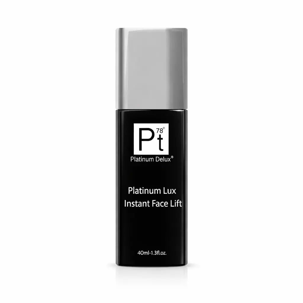 Platinum Lux Instant Face Lift bottle anti-aging lifting serum for wrinkles and firm skin