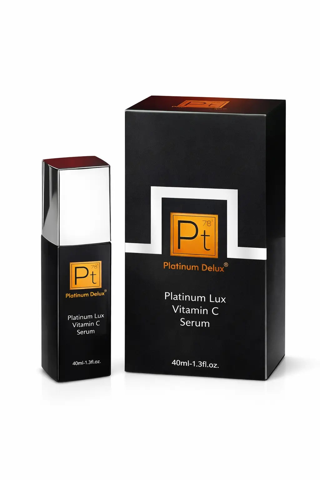 Platinum Lux Vitamin C Serum by Platinum Deluxe luxury anti-aging skincare product 40ml
