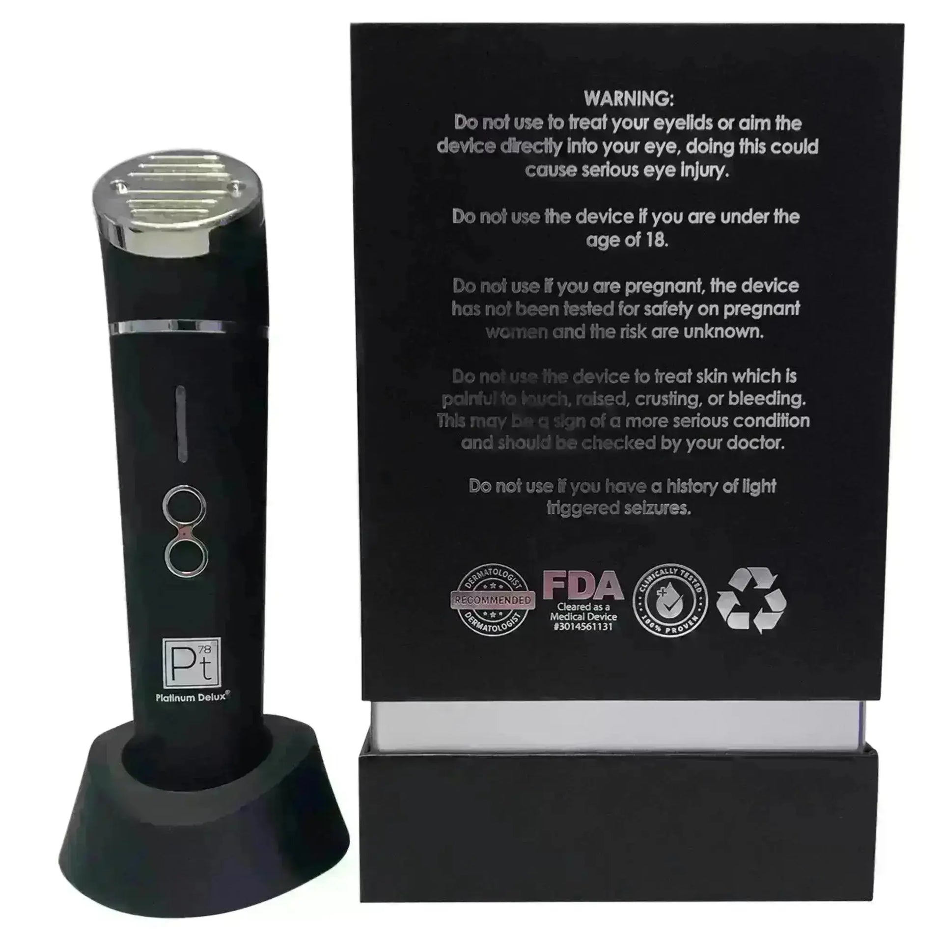 Platinum Silver Red Light Therapy - Platinum Deluxe Cosmetics