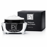 • Platinum eye cream and packaging display