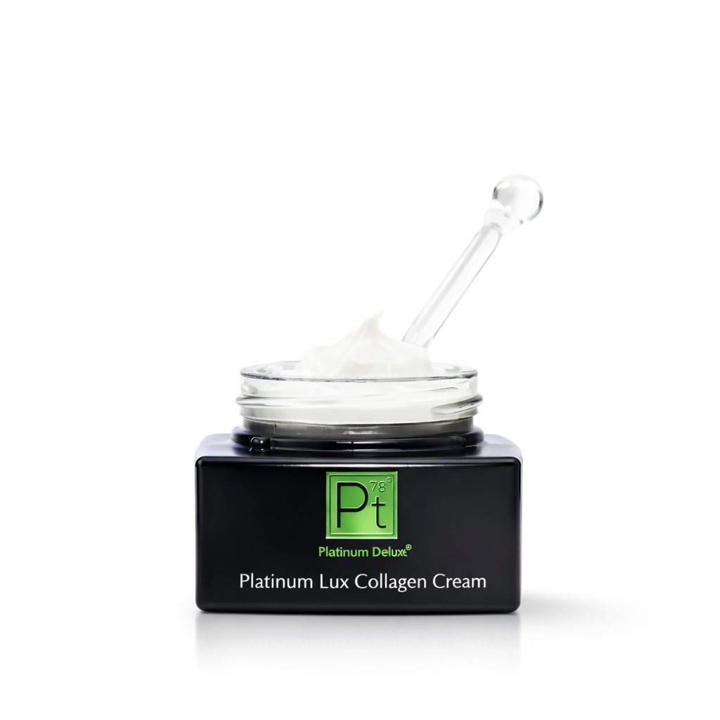 Platinum Lux Collagen Cream luxury anti aging face cream white background product