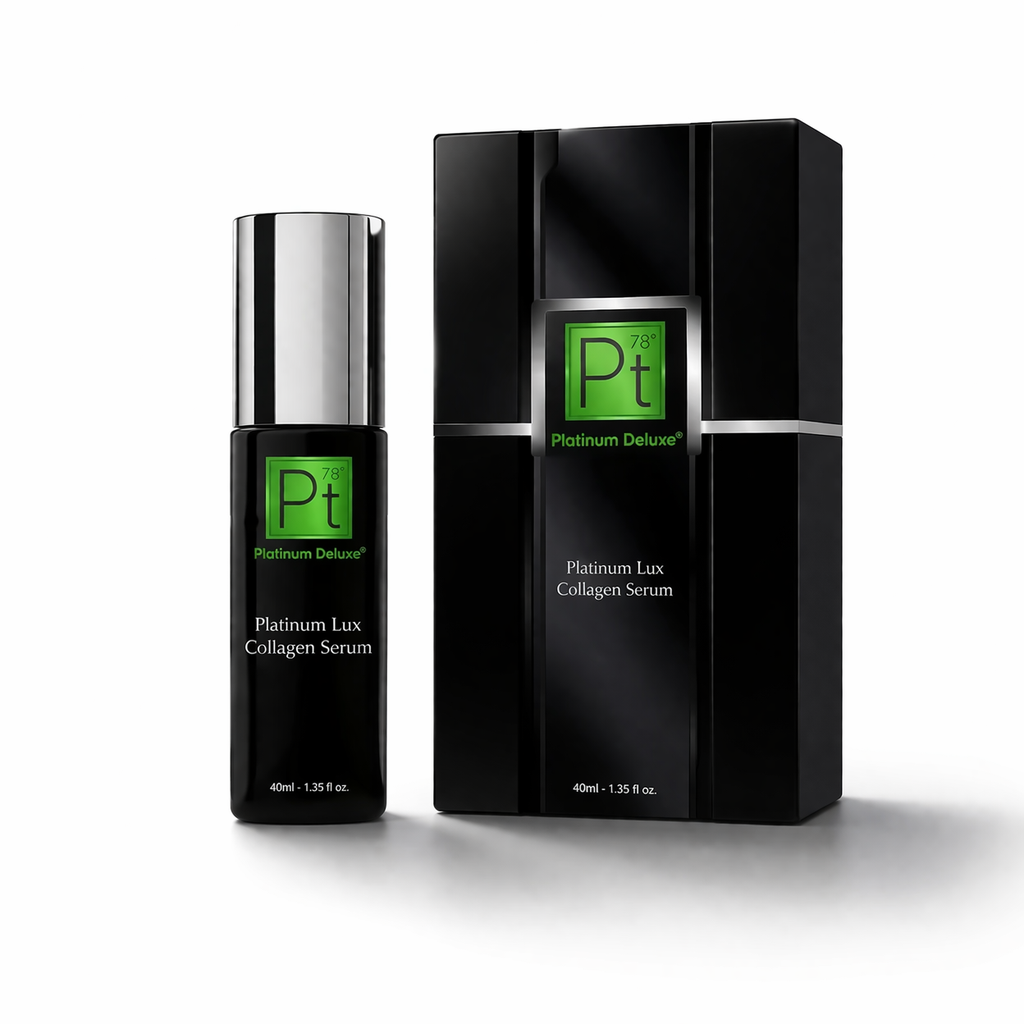 Platinum Lux Collagen Serum luxury anti aging skincare glowing skin collagen serum