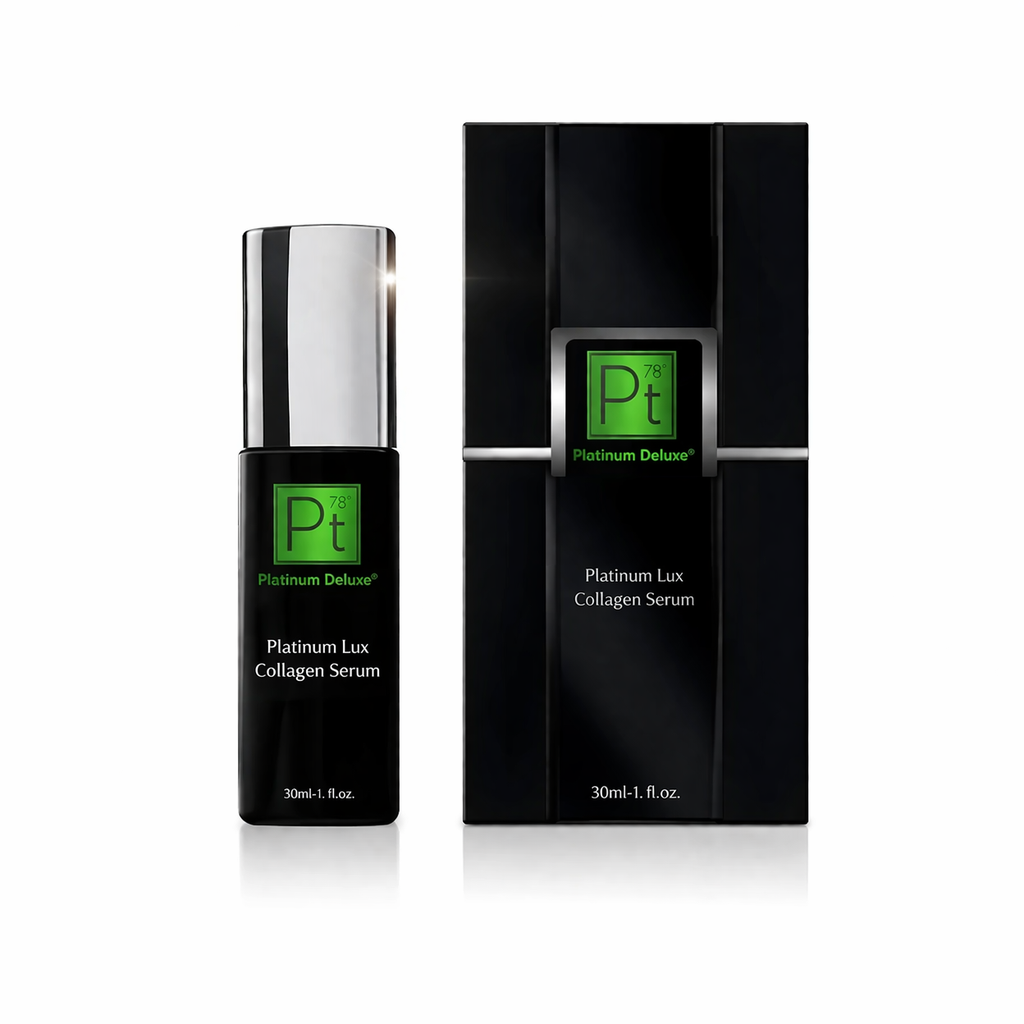 Platinum Lux Collagen Serum luxury anti aging skincare glowing skin collagen serum