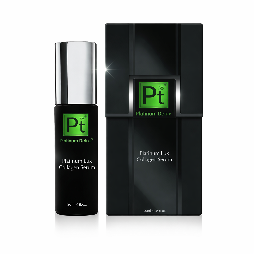 Platinum Lux Collagen Serum luxury anti aging skincare glowing skin collagen serum