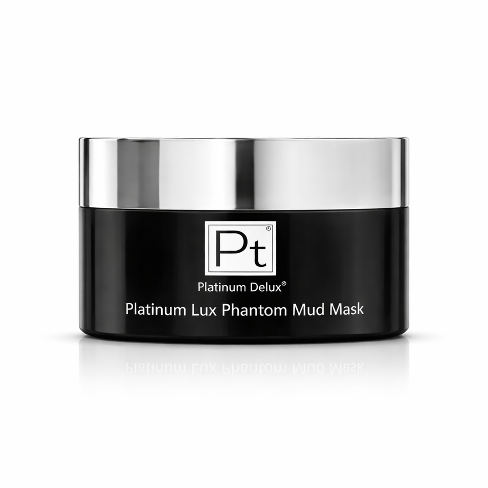 Platinum Lux Phantom Mud Mask luxury detox mud mask for acne-prone skin and pore cleansing