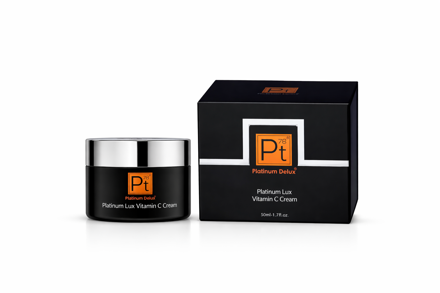 Platinum Lux Vitamin C Cream luxury anti-aging moisturizer with vitamin C for brightening and firm skin