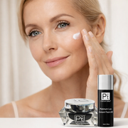 luxury anti aging skincare glowing smooth radiant skin platinum deluxe diamond cream serum results